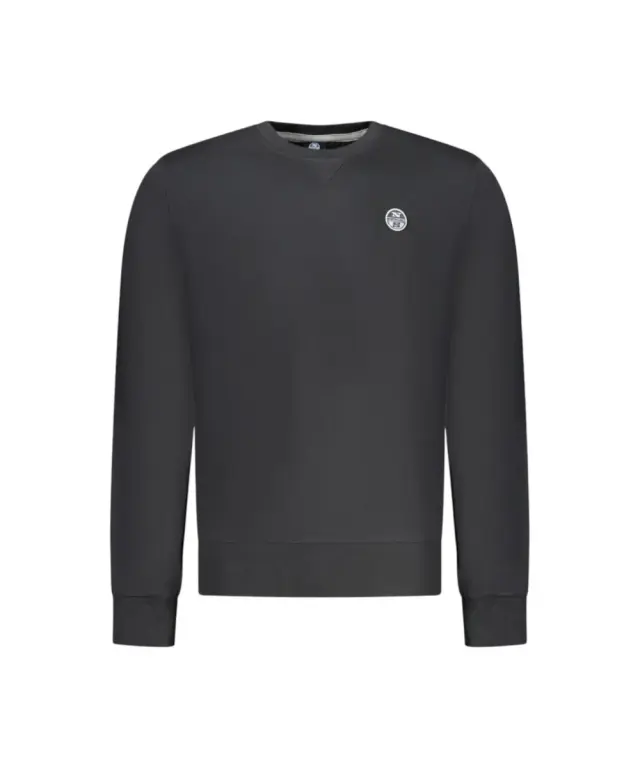 North Sails- Ανδρικό Φούτερ Hoodie Regular Fit 993035-000-0999 Μαύρο 3