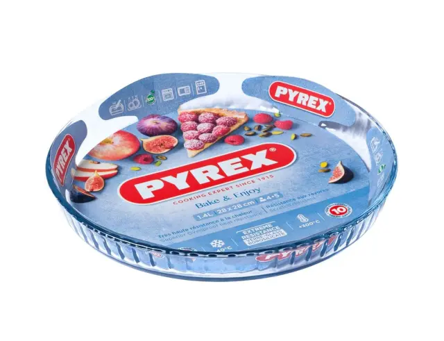 Πυρίμαχο σκεύος Bake & Enjoy Pyrex για τάρτα, με χωρητικότητα 1.1L και διάμετρο 25cm 15218 2