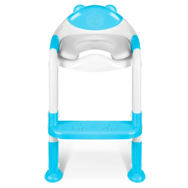 Ricokids Παιδικό βοηθητικό κάθισμα τουαλέτας με σκάλα Αρκουδάκι 3