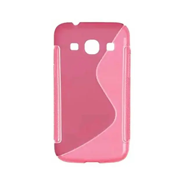 Θήκη Σιλικόνης S-Line Case Για Samsung Galaxy Core Plus Ροζ Διάφανη