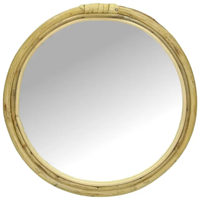 Επιτραπέζιος καθρέπτης bamboo κορνίζα 25cm Homeguru XET-4122