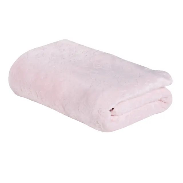 Κουβέρτα Αγκαλιάς 75x100 Fleece Relax Das Home 4904 Pink 100% Πολυέστερ