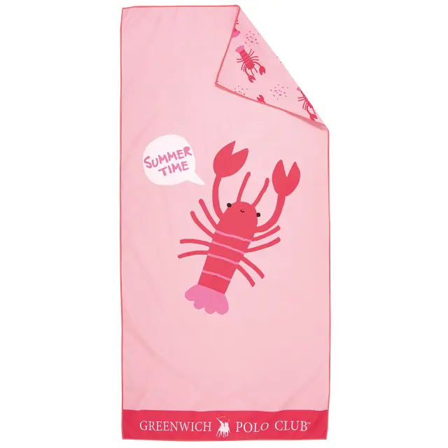 Πετσέτα Θαλάσσης 70x140 280gsm Greenwich Polo Club 4040 Pink 100% Microfiber