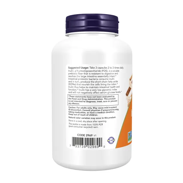Now Foods Prebiotic Inulin Fiber 3