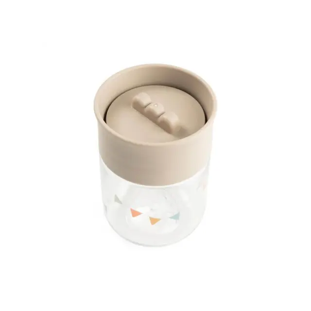 Εκπαιδευτικό Ποτήρι Done By Deer Celebration Sand 360° 260ml BR90022 2