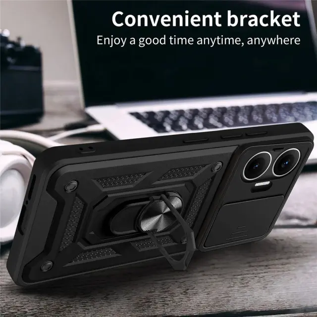 Techsuit® CamShield Series για Poco F7-Black 3