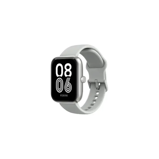 ttec Tempus 47 mm Rectangular Case Smartwatch Silver (2S09WGM) (TTEC2S09WGM)