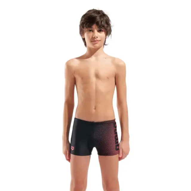 Arena Boy's Dim Light Swim Shorts Μαύρο - Κόκκινο 008147-504 (Arena)