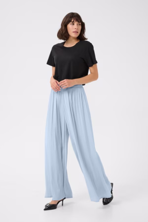 Kaffe KAallie Γαλάζιο Παντελόνι Relaxed Fit Γαλάζιο - 36 3