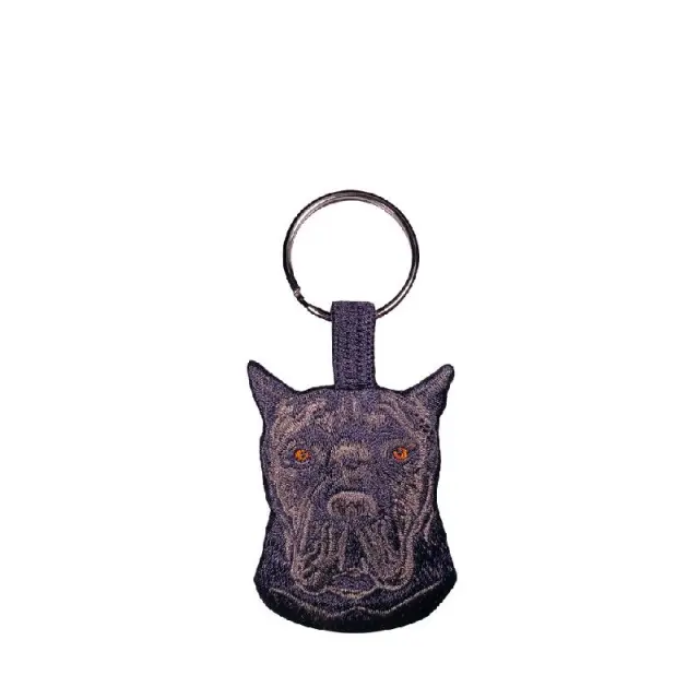 ActionLab Κεντητό Μπρελόκ Cane Corso Μονόχρωμο 2
