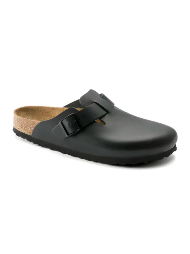 Birkenstock Σαμπώ Επαγγελματικό δέρμα Μαύρο BIR/BOSTON 060193 BLACK 2