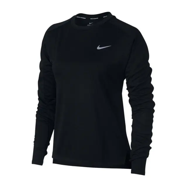 Nike Pacer Long-Sleeve Crew (928609-010) - Μαύρο - XS