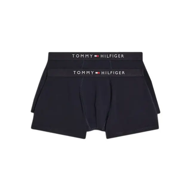Tommy Hilfiger Παιδικό Boxer Αγόρι TH Original Logo - Διπλό Πακέτο, Χρώμα Desert Sky-Desert Sky - 8-10 Y