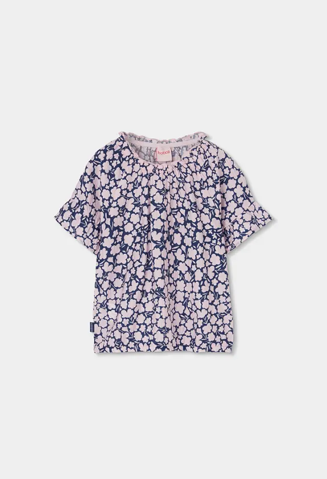 Boboli Viscose μπλούζα floral για κορίτσι 713012-9794