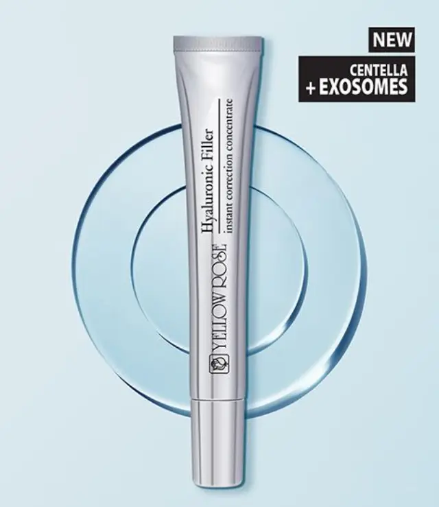 Yellow Rose Hyaluronic Filler Ενυδατικό & Αντιγηραντικό Serum Προσώπου με Centella Asiatica & Υαλουρονικό Οξύ 20ml 2