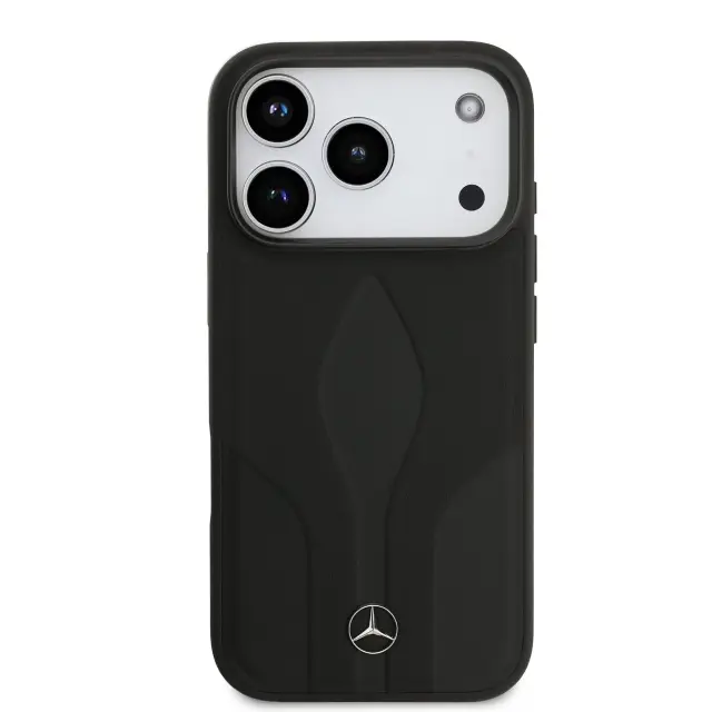 Mercedes Leather The Move MagSafe Case for iPhone 17 Pro Black 3