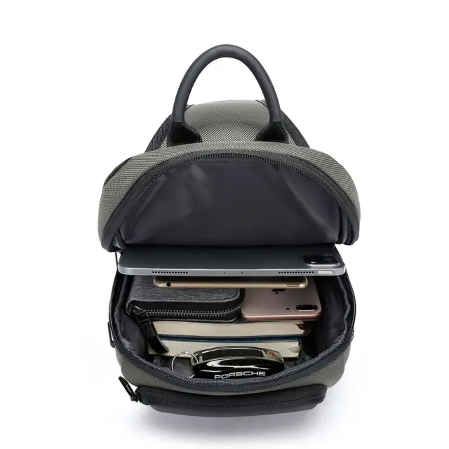 Τσαντάκι ώμου χιαστί crossbody Bange 7566 χακί - One Size 2
