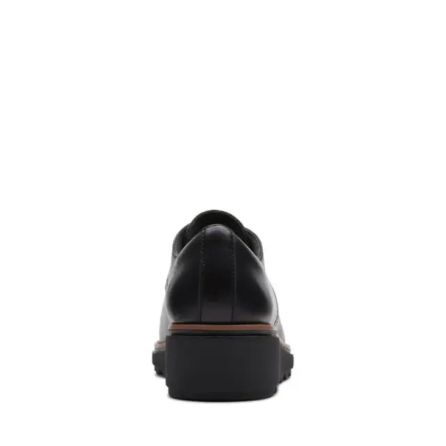 Clarks Sharon Rae Black Leather - 39.5