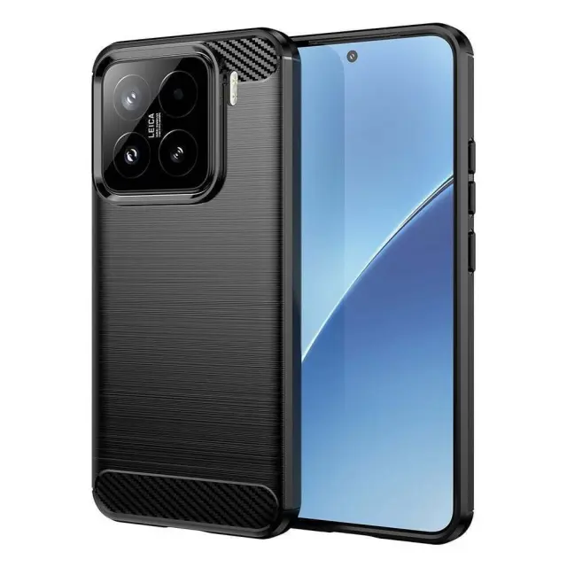 Techsuit® Carbon Θήκη Σιλικόνης για Xiaomi 15- Black