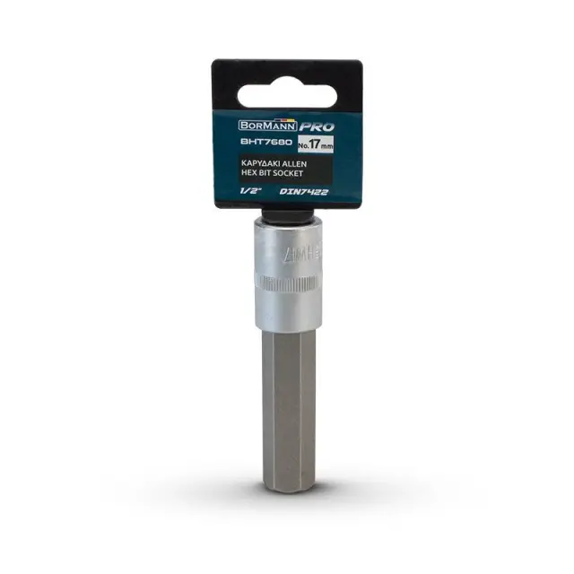 Bormann Pro BHT7680 Καρυδάκι allen 1/2", DIN 7422, Νο.17 (048947) 2