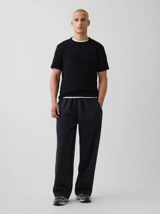Ανδρικό Παντελόνι Φόρμας VintageSoft σε Baggy Γραμμή black