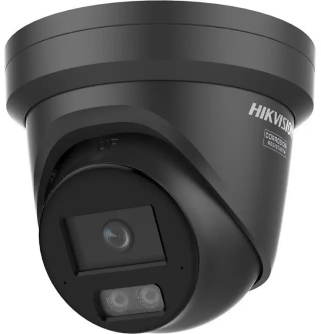 Hikvision IP turret camera DS-2CD2387G3-LIS2UY/SL(2.8mm)/BLACK, 8Mpx, 2.8mm, ColorVu 3.0, Black