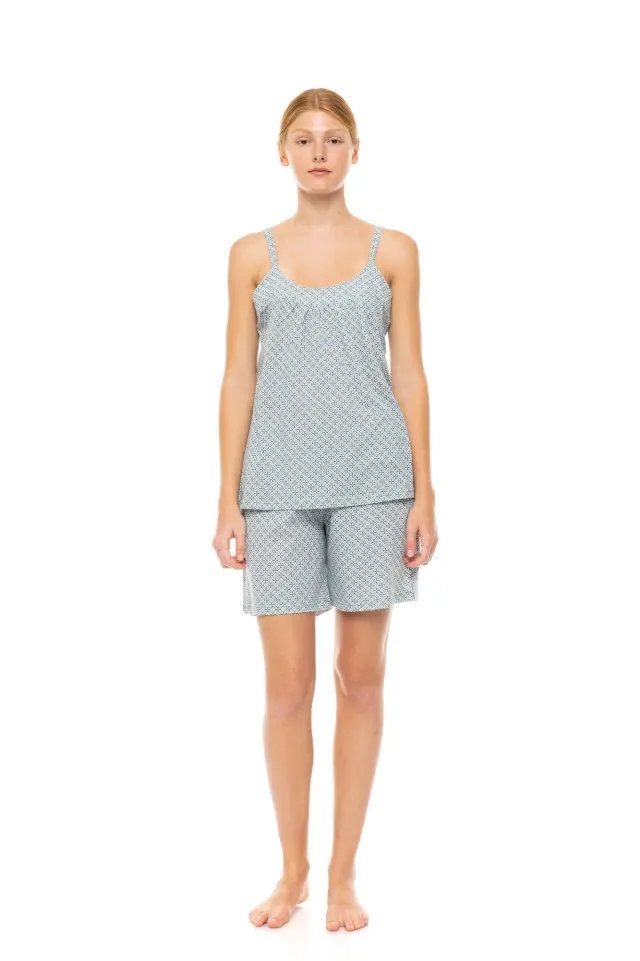 S1474 - Type - BABYDOLL FOREST GREEN GEO