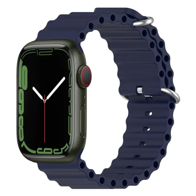 Ocean Loop Silicone Strap Λουράκι Σιλικόνης Για Apple Watch 38/40/41/42(series 10/11/12)mm-Midnight Blue OEM