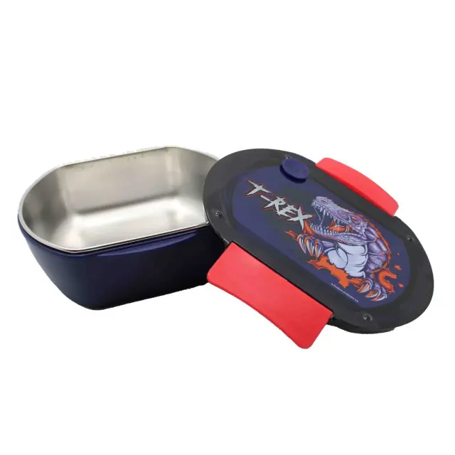 BMU Δοχείο Φαγητού Inox 680ml: Δεινόσαυρος T-REX 2