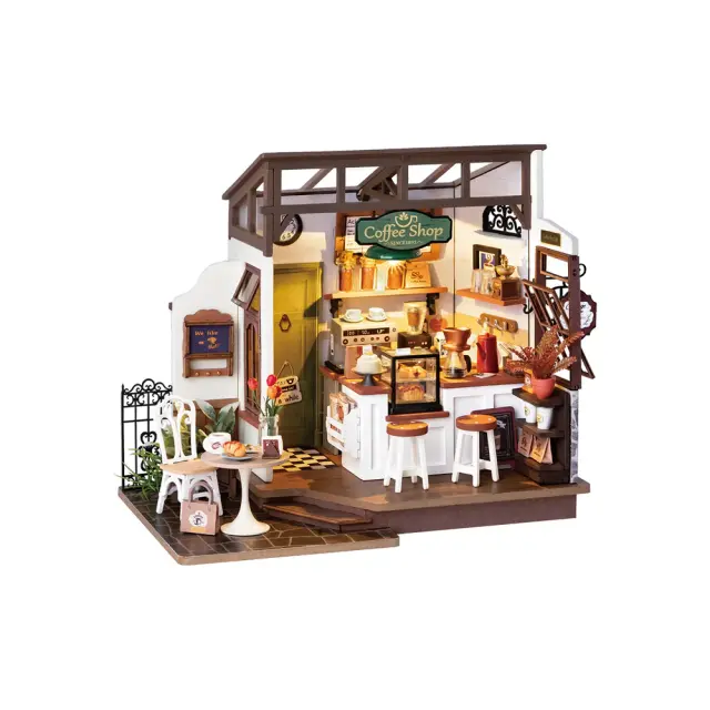 Robotime DIY Miniature House Slow Life Café DG162