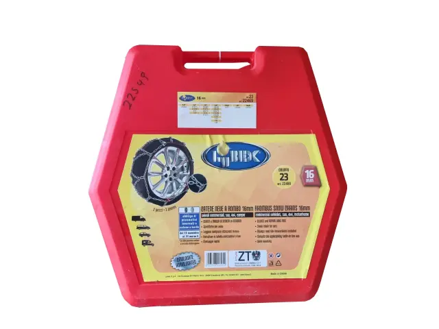Αλυσιδα Χιονιού 2τμχ 16mm Για SUV Και VAN "GR 23" O-NORM 22549 LUBEX
