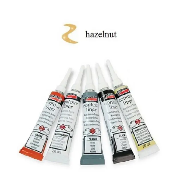 Contour Liner ανάγλυφο περίγραμμα Pentart 20ml - Hazelnut