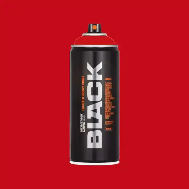 Montana Black Spray Paint 400ml BLK-3020 Fire Rose