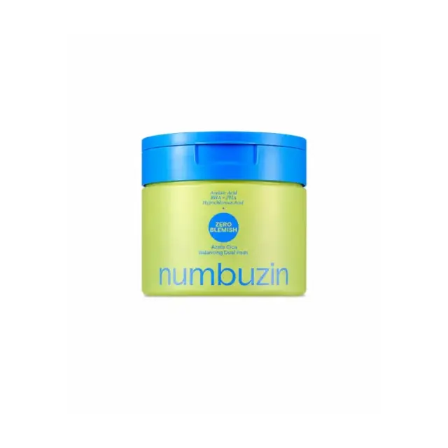 Numbuzin Zero Blemish Dual Pads Azalaic Acid Επιθέματα Προσώπου για Σημάδια Ακμής Και Ερυθρότητας, 60τμχ