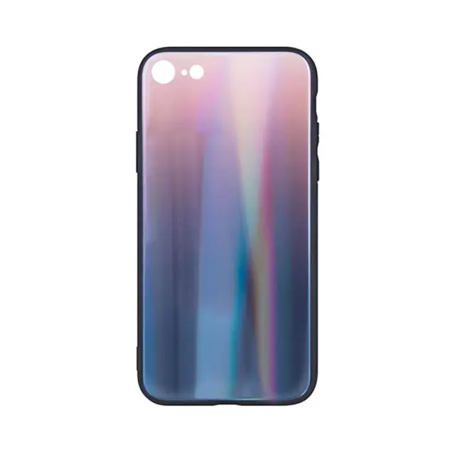 Θήκη Aurora Glass για Apple iPhone 7 / 8 / SE 2020 / SE 2022 Brown Black