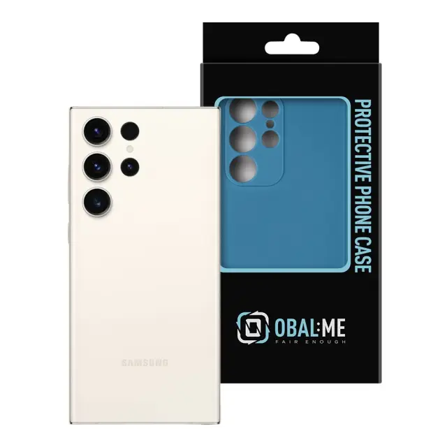 OBAL:ME Matte TPU Case for Samsung Galaxy S23 Ultra Dark Blue 3