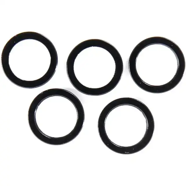 ΡΟΔΕΛΕΣ TRUVATIV CHAIN RING NUT SPACER KIT 2MM ALUMINUM BLACK QTY5