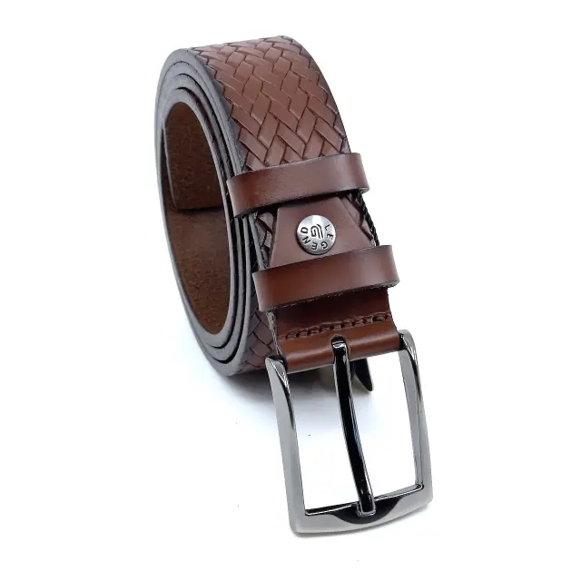 Ταμπά Δερμάτινη Ζώνη Full Grain 3,5 cm 2