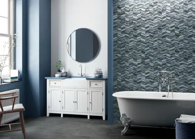 Πλακάκι Τοίχου KARAG CHEVRON OCEAN 44X44εκ. 2