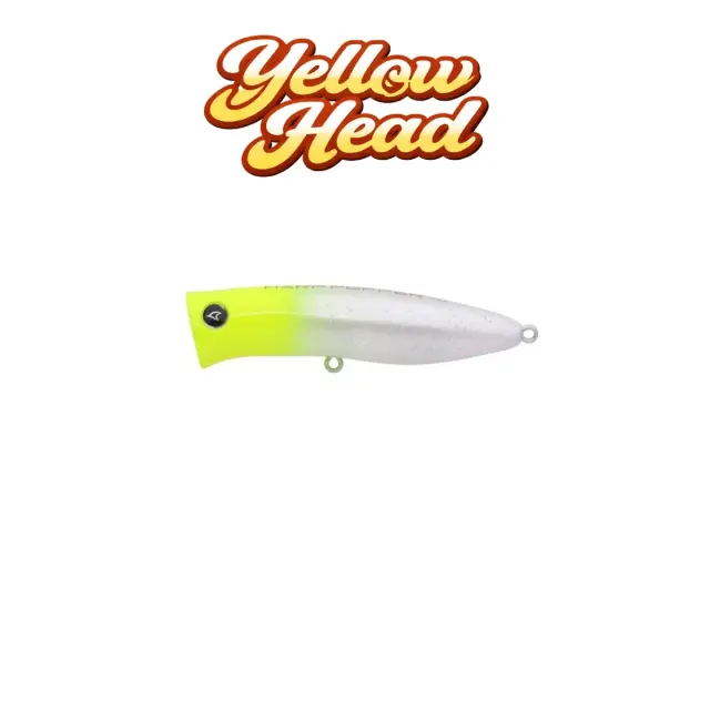 Harp Popper 70 – Τεχνητό δόλωμα επιφανείας - Yellow Head