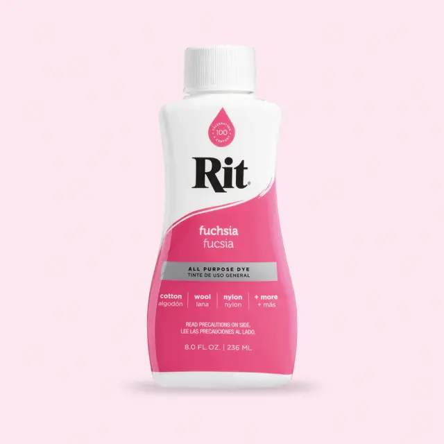 RIT DYE Liquid All-Purpose Βαφή Υφασμάτων – Fuschia 236ml 2