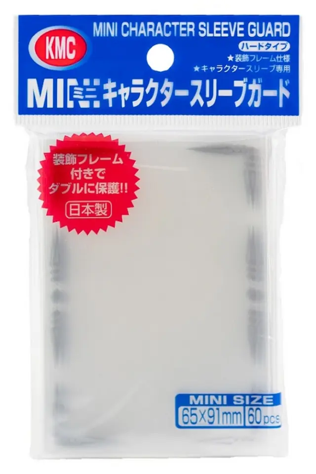 KMC JAPANESE SLEEVES - Mini Character Sleeve Guard (60 Sleeves)