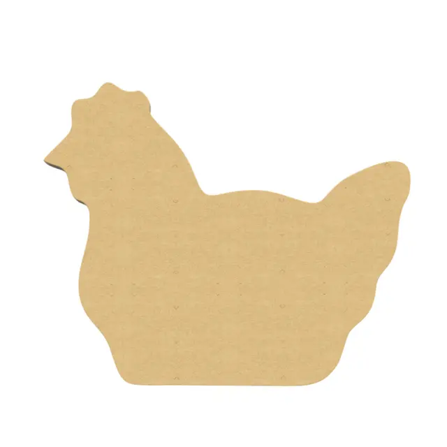 Διακοσμητικό σχέδιο, Κότα, MDF, 15x13cm
