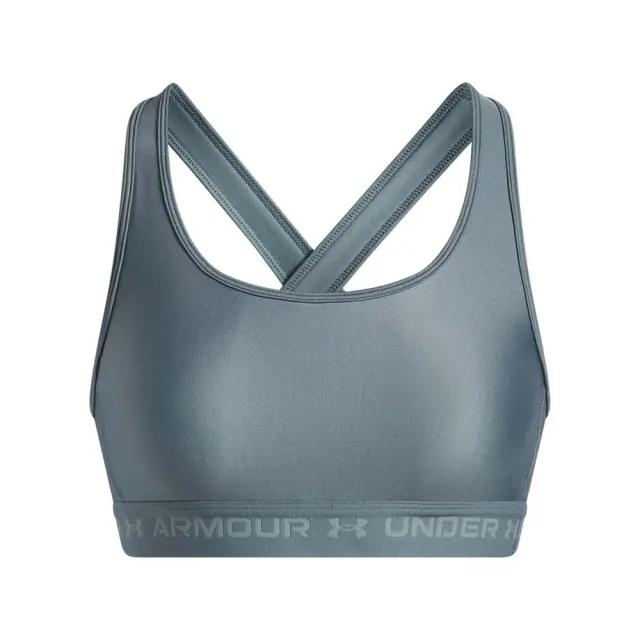 Under Armour Women's Crossback Mid Bra Πετρόλ 1361034-587 (Under Armour) 3