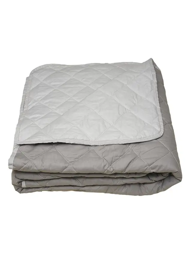 Κουβερλί Menta Grey/Dark Grey Υπέρδιπλο (220x240) Sunshine