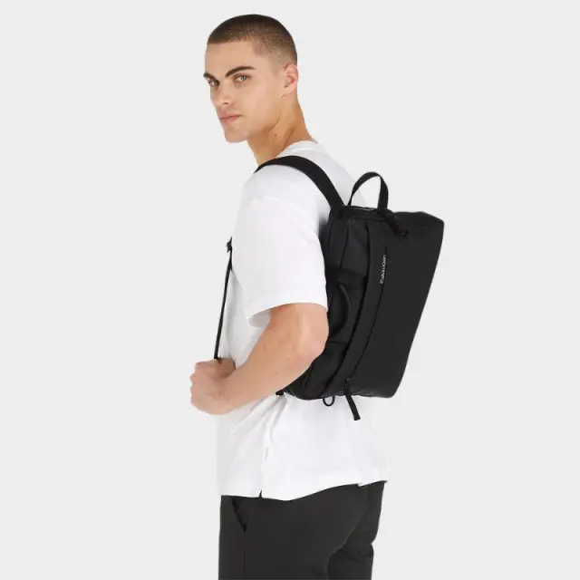 Calvin Klein - Ανδρική Τσάντα Laptop Rubberized Slim Conv Laptop K50K510796-BAX Μαύρο 3