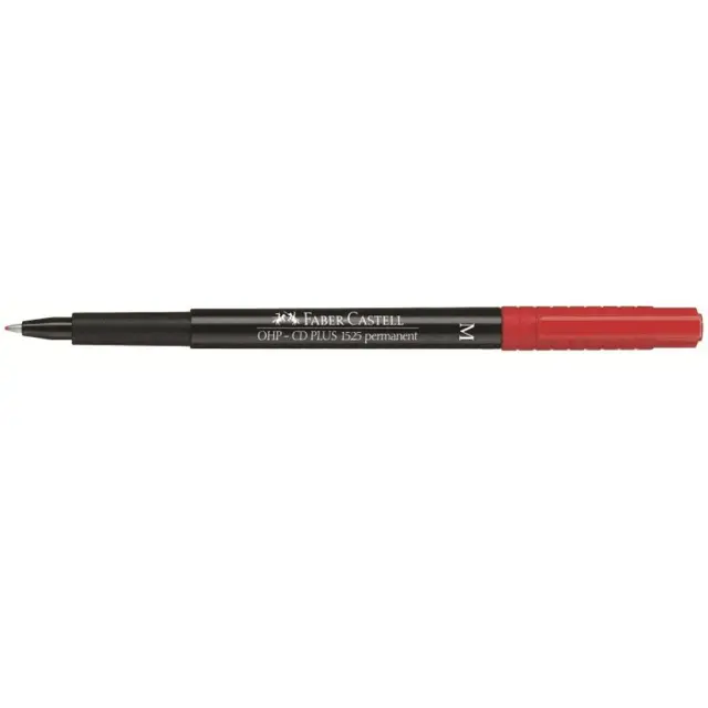 Μαρκαδοράκι Faber Castell Ohp Multimark Permanent M Κόκκινο 152521 (Faber Castell)