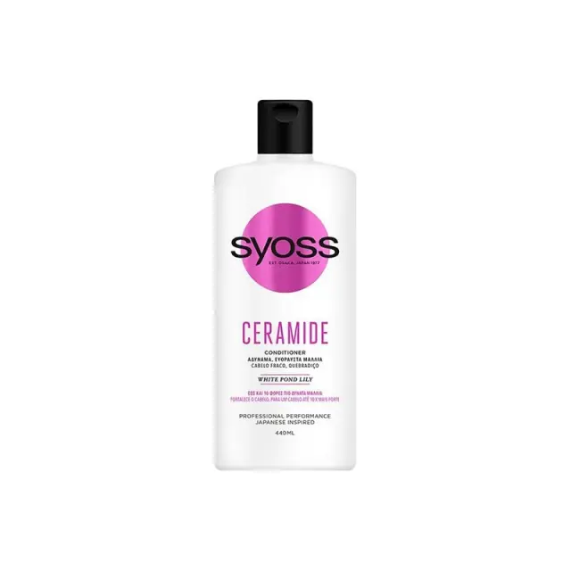 Syoss Conditioner 440ml Ceramide Μαλακτικό Μαλλιών