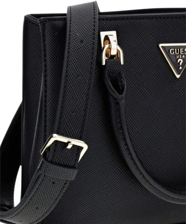 Guess - Γυναικεία Τσάντα Ώμου Noelle II HWZG9672050-BLA Μαύρο 3