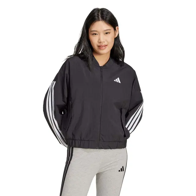 adidas Sportswear Women's 3Stripes Woven Bomber Jacket Μαύρο JD5317 (adidas Sportswear)